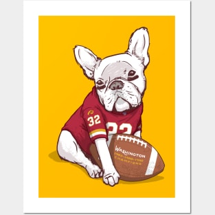 Washington Football Bulldog Posters and Art